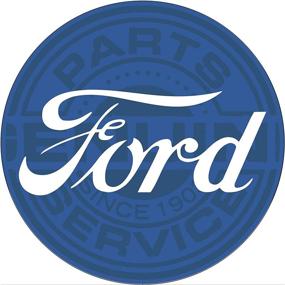 img 1 attached to 🚗 Ford Genuine Parts Trademark Gameroom Padded Swivel Bar Stool: Enhance Your Space with Authentic Ford Style