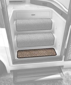 img 3 attached to 🏡 Prest-O-Fit 5-0093 Decorian Step Huggers: RV Landings Peppercorn Black - 6 In. x 23.5 In.