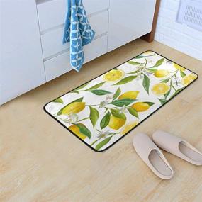 img 2 attached to Нескользящие коврики для кухни Flowers Design