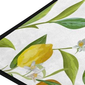 img 1 attached to Нескользящие коврики для кухни Flowers Design