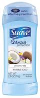 suave deodorant - 2.6oz (76ml) 24hr coconut kiss invisible solid - 2 pack logo