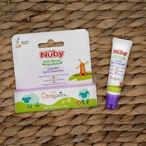 img 1 attached to 👶 Dr. Talbot's Lanolin Lip & Cheek Balm for Baby - Nuby, Naturally Inspired Citroganix, Vanilla Milk Flavor, 0.35 oz.