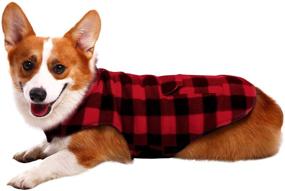 img 3 attached to ASUNKU Dog Winter Coat: Plaid Reversible Vest for Small, Medium, and Large Dogs - Waterproof, Cold Weather Protection and Stylish Pet Apparel