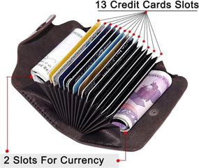 img 2 attached to 📚 Organize Your Credit with SAITECH Leather Credit Holder Pockets