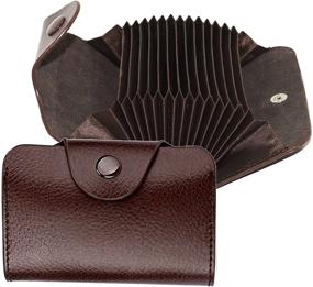 img 4 attached to 📚 Organize Your Credit with SAITECH Leather Credit Holder Pockets