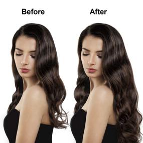 img 2 attached to Enhance Your Look with Isheeny Chestnut Brown Clip in Human Hair Extensions - Straight & Natural 80g Remy Extensions: 14 Inch Length for Thicker & Longer Hair