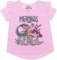 disney mermaids pullover summer blouse girls' clothing logo