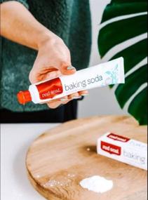 img 2 attached to 🦷 Baking Soda Toothpaste by Red Seal – Naturally Neutralizes Plaque Acids, Boosts Teeth and Gum Health, Brightens Smile 3.5oz