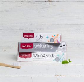 img 1 attached to 🦷 Baking Soda Toothpaste by Red Seal – Naturally Neutralizes Plaque Acids, Boosts Teeth and Gum Health, Brightens Smile 3.5oz