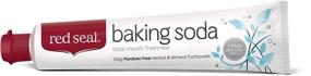 img 4 attached to 🦷 Baking Soda Toothpaste by Red Seal – Naturally Neutralizes Plaque Acids, Boosts Teeth and Gum Health, Brightens Smile 3.5oz