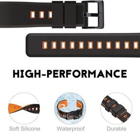 img 2 attached to 🕘 Ritche Silicone Watch Release Rubber: The Ultimate Watchband Upgrade!