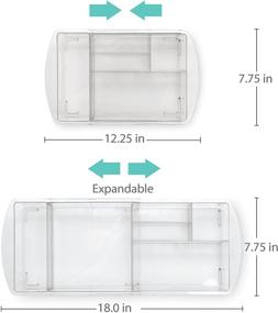 img 2 attached to 🗄️ Expandable 7-Section BINO Multi-Purpose Plastic Drawer Organizer