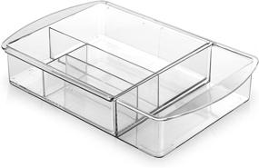 img 4 attached to 🗄️ Expandable 7-Section BINO Multi-Purpose Plastic Drawer Organizer