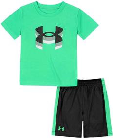 img 2 attached to 🩲 Ярко-красные шорты для мальчиков Under Armour: премиальная активная одежда для мальчиков