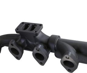 img 2 attached to 🚀 BD Diesel Performance 1045987 Pulse Exhaust Manifold for 03-07 Dodge 5.9L - Enhanced Performance & Sleek Black Design