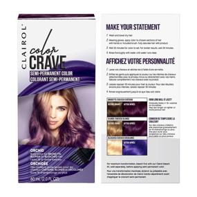 img 3 attached to 💜 Clairol Color Crave Орхидея Hair Color - Полуперманентная краска для волос, 1 штука.