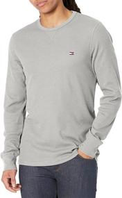 img 2 attached to 👕 Tommy Hilfiger Heather Thermal Sleeve Men's Clothing