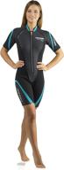 👙 playa by cressi: high-quality shorty women's wetsuit for scuba diving, snorkeling, and windsurfing - premium 2.5mm neoprene logo