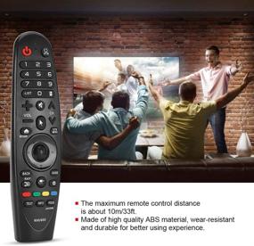 img 3 attached to 📺 Wendry Portable Black Replacement TV Remote Control - Universal Design for LG TV AN-MR650, 42LF652v, AN-MR600, 55UF8507