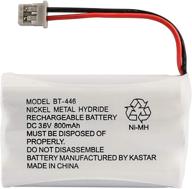 ni-mh cordless phone battery 3.6v 800mah replacement - uniden bp-446 bt-446 bt-1005 bp446 bt446 bt1005 bbty0457001 bbty0458001, radio shack 23-904 23-961 logo