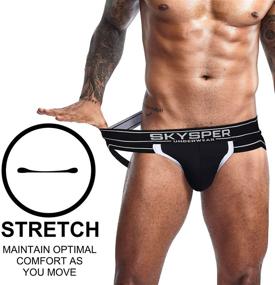 img 2 attached to 🩲 SKYSPER Jockstrap Underwear: Premium Athletic Supporters for Men's Clothing