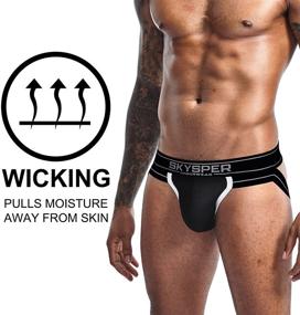 img 3 attached to 🩲 SKYSPER Jockstrap Underwear: Premium Athletic Supporters for Men's Clothing