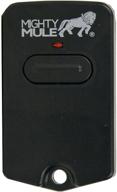 fm135 single button black gate opener remote by mighty mule logo