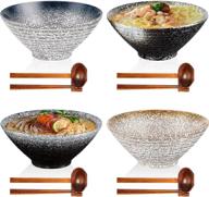 🥢 ceramic japanese porcelain chopsticks noodles: authentic asian dining experience логотип