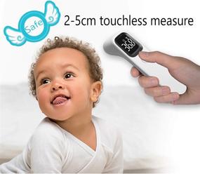 img 1 attached to 🌡️ VOSTHEMS No Contact Forehead Thermometer - Infrared Digital Ear Thermometer with Fever Alarm for Accurate Readings in Household, Baby Kids, Old and Adults - Instant Results for Human/Object Measure