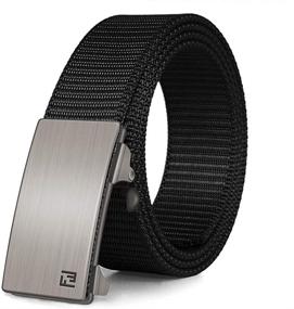 img 4 attached to Fairwin Ratchet Nylon Automatic Buckle Men's Accessories