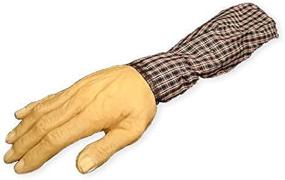 img 3 attached to 🖐️ Beige Loftus International Novelty Item - Ghastly Severed Arm with Sleeve Decoration Prop