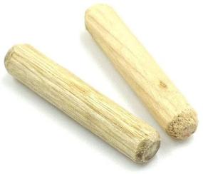 img 2 attached to 🪚 High-Quality Yoohey Wooden Dowel Pins - 6 x 30mm Beveled and Fluted, Kiln Dried - Pack of 100