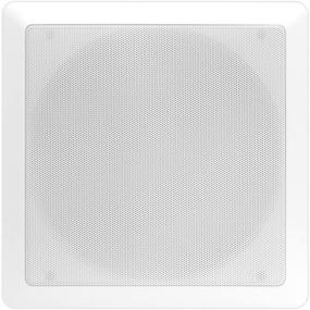 img 2 attached to 🔊 Pyle PDIWS8 High Power Subwoofer System - 8-Inch, Dual Voice Coil (DVC), Flush Mount, In-Wall/In-Ceiling, Single Speaker, White