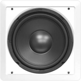 img 3 attached to 🔊 Pyle PDIWS8 High Power Subwoofer System - 8-Inch, Dual Voice Coil (DVC), Flush Mount, In-Wall/In-Ceiling, Single Speaker, White