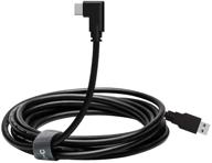 vokoo oculus quest link cable 16ft - кабель для передачи данных высокой скорости и быстрой зарядки usb c для гарнитуры oculus quest и игрового пк. логотип