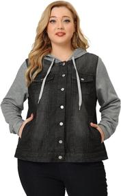 img 1 attached to Agnes Orinda Layered Drawstring Utility Women's Clothing in Coats, Jackets & Vests