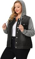 agnes orinda layered drawstring utility women's clothing in coats, jackets & vests logo