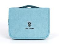 🧳 hanging travel toiletry bag for women & men - premium organizer bag with reliable hook logo