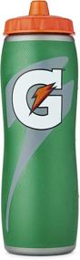 img 4 attached to 🐊 Gatorade 32oz Бутылка Gator-Skin: Элегантный зеленый дизайн с оптимальными размерами.