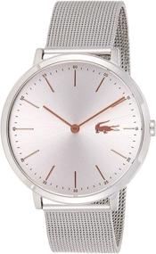 img 4 attached to Lacoste Womens Quartz Stainless Steel Silver