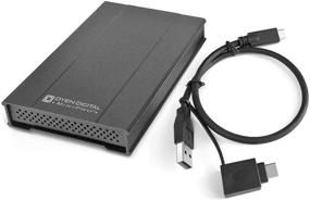 img 2 attached to 💾 Oyen Digital MiniPro 2.5" SATA to USB-C External Hard Drive/SSD Enclosure (U31M-C25-G): Fast Data Transfer & Reliable Storage Solution