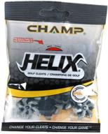 enhance your game with champ golf- helix spikes (disc pack): advanced traction for optimal performance logo