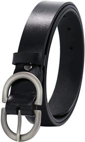 img 3 attached to Holes Skinny Leather Fashion Buckle Women's Accessories for Belts