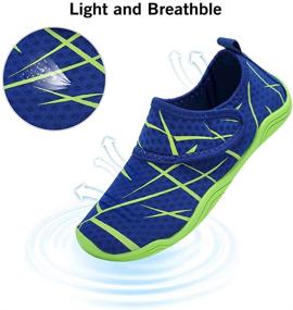 img 3 attached to 👟 Find the Perfect Pair: EQUICK Lightweight Comfort Athletic Blue 29 Boys' Outdoor Shoes