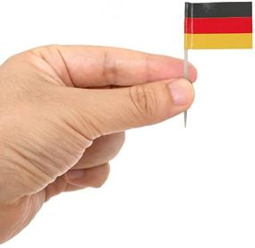 img 2 attached to Germany Flag Toothpicks Package 100