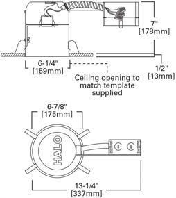 img 1 attached to Recessed H7RICAT 6PK Housing Air Tite Remodel