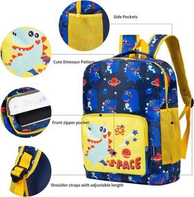 img 2 attached to Toddler Backpack Animal Design Dinosaur Kids' Furniture, Decor & Storage