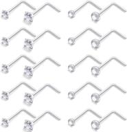 💎 optic 20-pack surgical crystal piercing jewelry for women logo