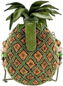 img 3 attached to Mary Frances Pineapple Beaded Crossbody