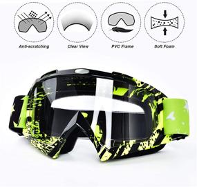 img 2 attached to UV-Protected Safety Motorcycle Goggles for Cycling and Riding